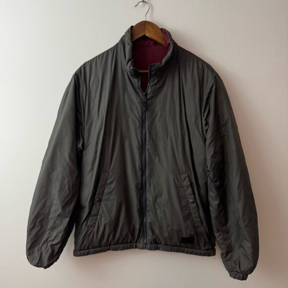 Coach Rare Men's Burgundy reversible Puffer Jacket - Picture 9 of 12